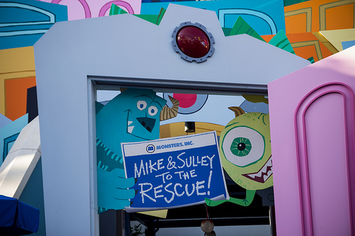 Pictures: Monsters Inc Mike and Sulley to the Rescue Facade - The