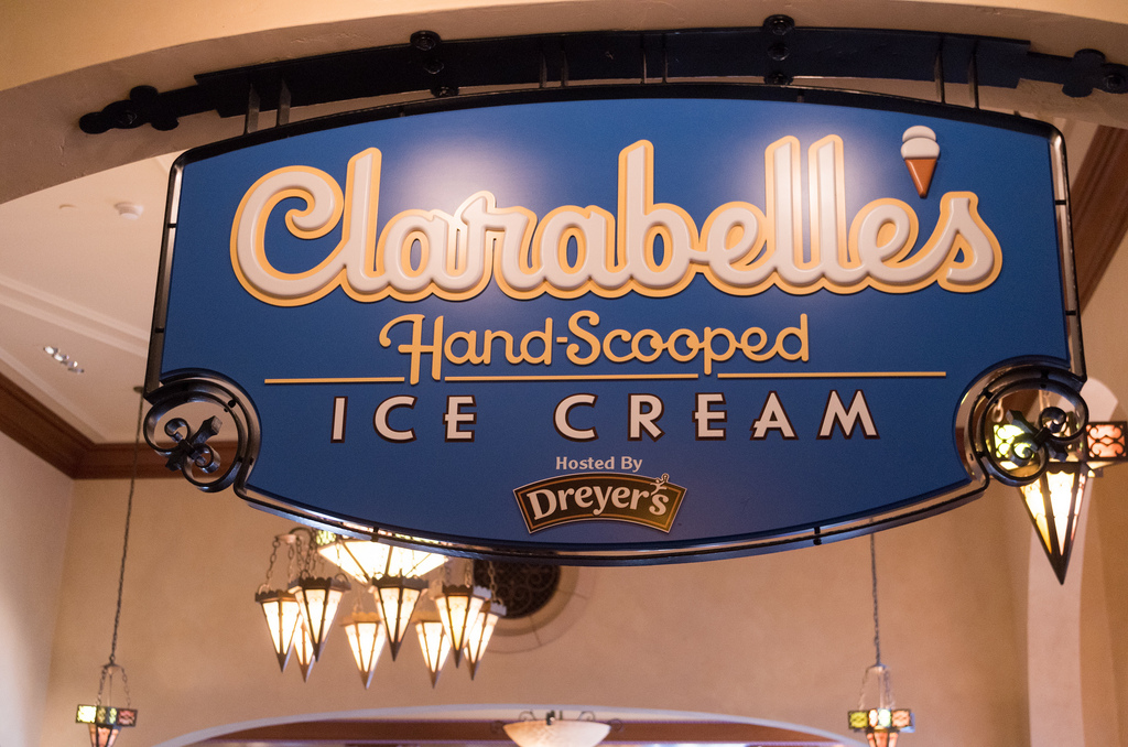 clarabelle's hand scooped ice cream kitchen sink