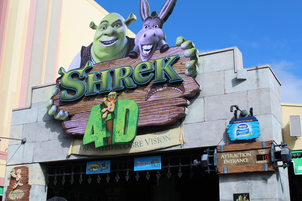 Shrek 4d Universal Orlando In Orlando Florida Kid Friendly