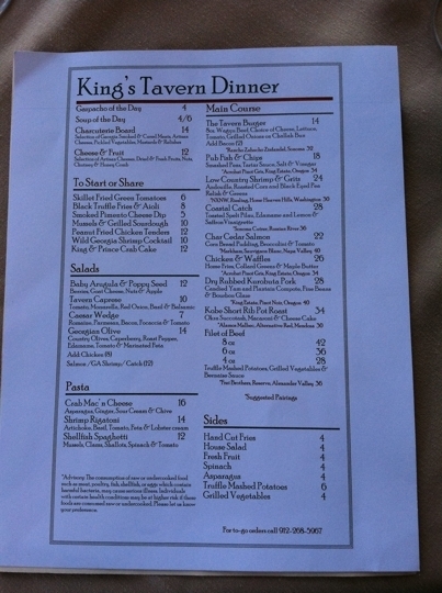 The King's Tavern Restaurant in Saint Simons Island, Georgia - Kid ...