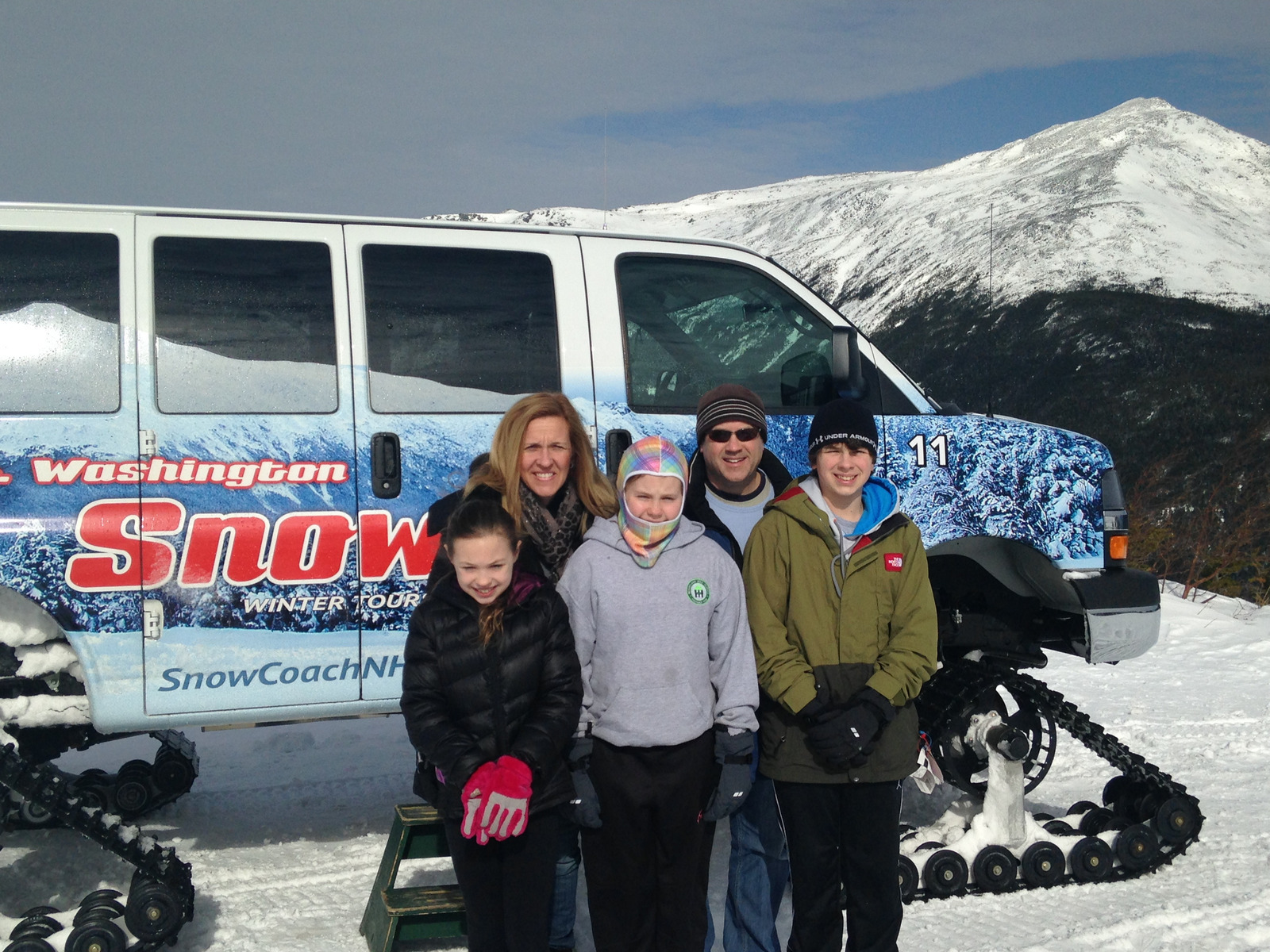 Mount Washington Auto Road Snow Coach in Gorham, New Hampshire Kid