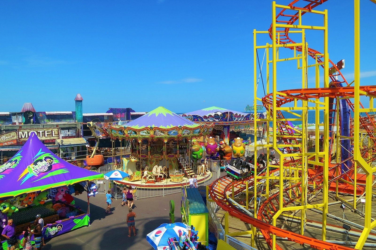 Giant Wheel  Jolly Roger Pier Amusements Ocean City MD