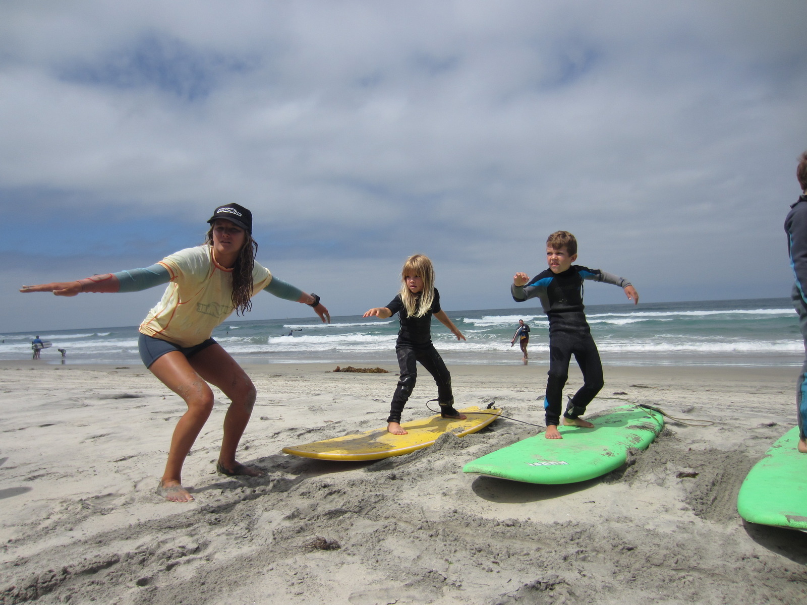 Del Mar Summer Surf School In Del Mar California Kid friendly