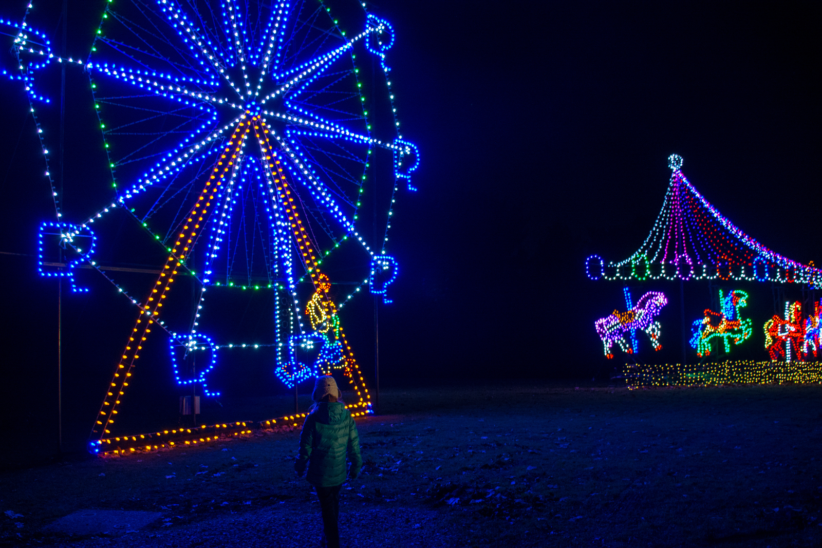 Oglebay Winter Festival of Lights in Wheeling, West Virginia Kid