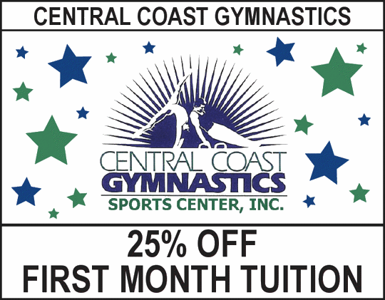 Central Coast Gymnastics Sports Center, Inc. in San Luis Obispo, California  - Kid-friendly Attractions