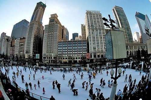 millennium park ice skating